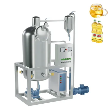 Stainless Steel Edible Oil Refinery Machine for Sunflower Oil Purification