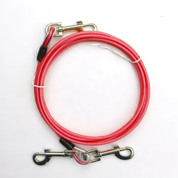 Xinjieda Online Sell Durable PVC Coated Wire Rope Leashes for Small Pets and Dogs