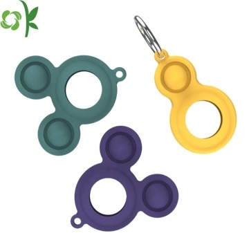 Aokizkdzsw La Massa Su Ordinazione Del Silicone Di Keychain Ha Personalizzato I Portachiavi Da 1pc A 500pcs Catena Chiave Su Misura Con Il Nome E Il Logo Incisi Giallo Viola 123764987