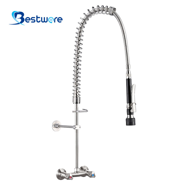 Wall Mount Waterfall Vanity Faucet