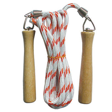 2014 new model wooden handle jump rope