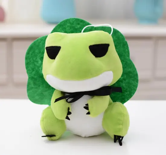 Travel Frog Shaped Plush Toy
