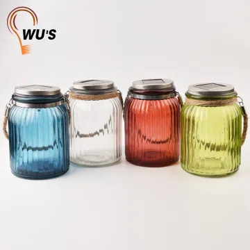 3V 0.06W High Quality clear garden solar decorative outdoor stained glass solar lights