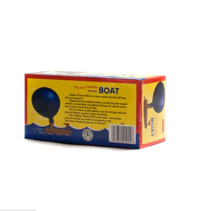 Wooden Balloon Toy Boat Power Water Educational Toys