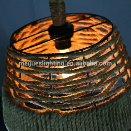Hot model lee broom hemp rope bulb replica chandelier