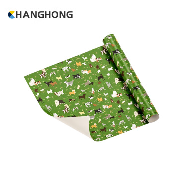 Dog Print Wrapping Paper Roll