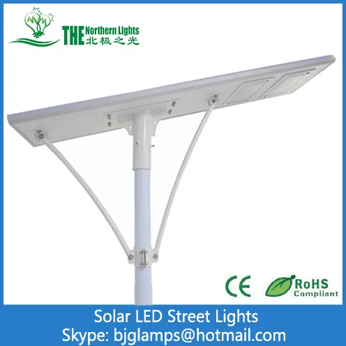 100W LED Street Lights of Solar Energy All In One Lamps