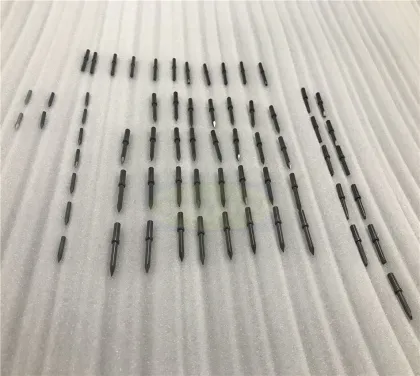Precision grinding of DLC punches with sharp corners