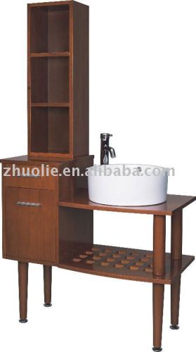 wooden salon table for beauty salon