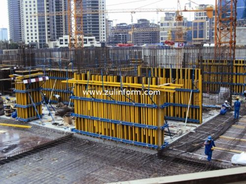 Waterproof Concrete Wall Formwork H20 Timber Beam Formwork For Building , 60kn/m2