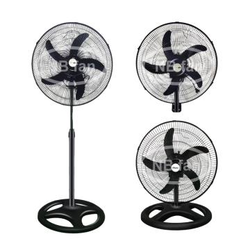 AC/DC Operated 3-Speed Cooling Stand Fan with Water Mist, 16 Inch, Rechargeable Battery