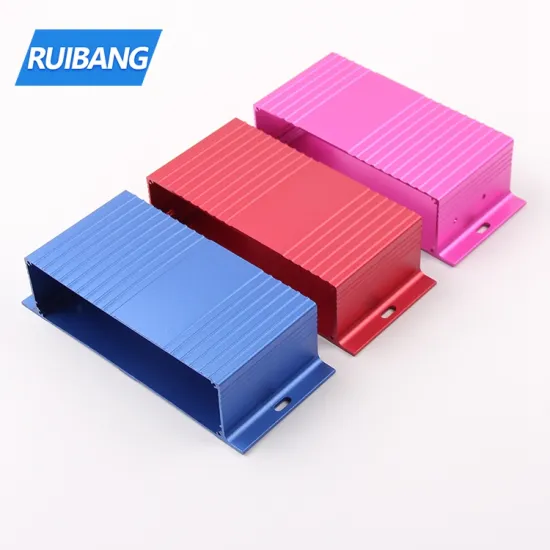 Extruded aluminum small metal box enclosures custom metal tiny wifi amplifier electric housing