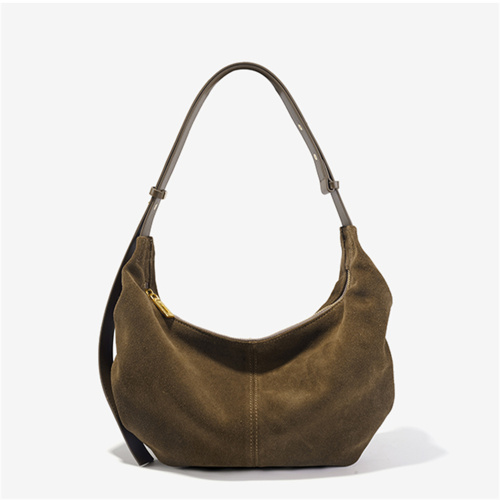 Matte Cowhide Retro Dumpling Bag Chic Niche Choice