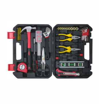 Home Working Tool Box Set: 119PC Household Hardware Repair Kit