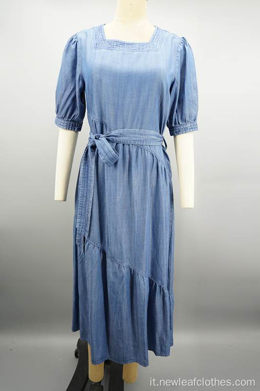 Abito da donna con cintura selfffabric