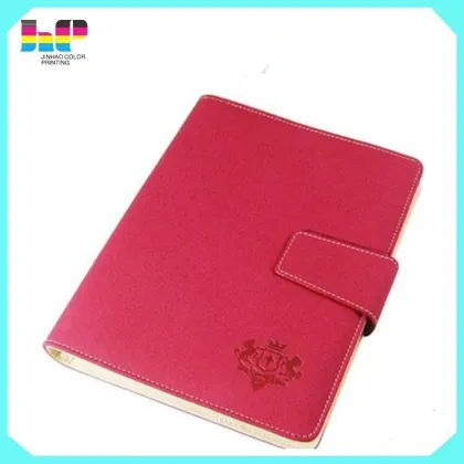 Professional leather notebook agenda printing service
