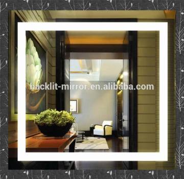 Bathroom LED mirror lighted with lock UL standard