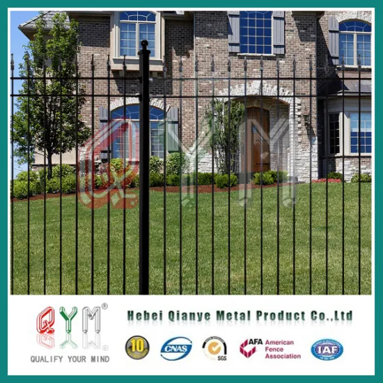 Picket Fence /Welded Picket Fencing Panel/Spear Top Wrought Iron Fence