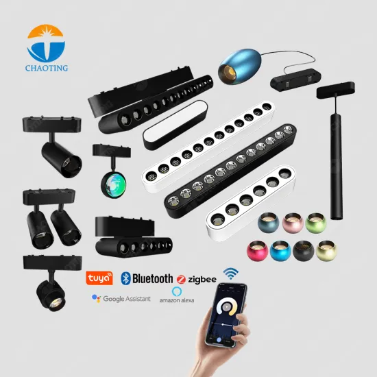 Ultra Thin Linear Tracklights: Smart Dimmable LED Spotlights 1M-2M 48V Magnetic Rail System