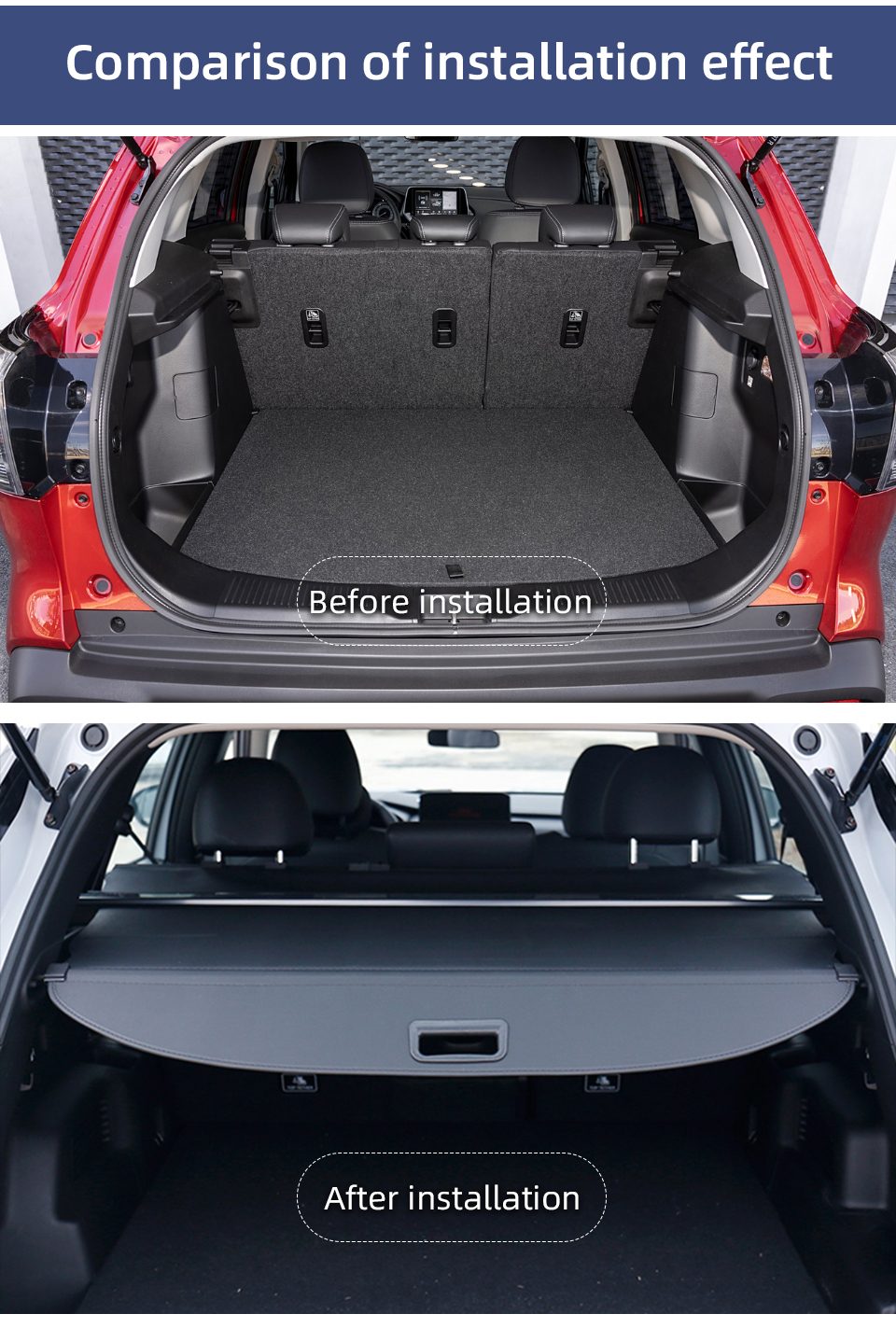 Retractable Trunk Cargo Cover For Suzuki Sx4 S-cross, High Quality ...