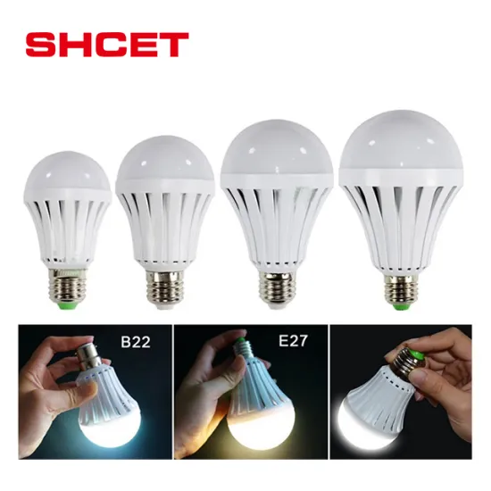 E27 B22 Battery Operated Rechargeable Emergency Bulb Light
