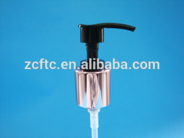 Black lotion dispenser pump with alumina closure,lotion pump