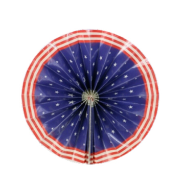 Paper Fans USA American Flag Design for Party Supplie