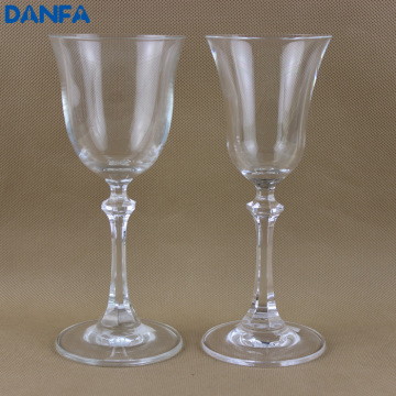 Goblets / Wine Glasses with Hexagonal Stems