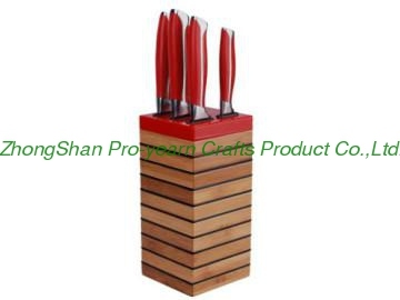 2011 hot-sell bamboo knife block