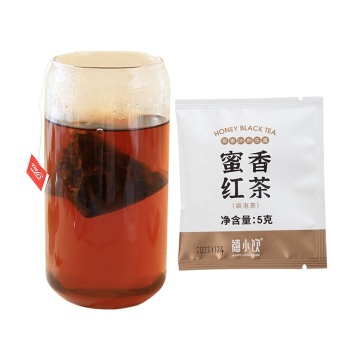 5G 25 Bags/Carton Honey Aroma Black Tea Pyramid Tea Bags for Home DIY Bubble Tea