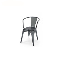 Outdoor Industrial Painted Steel Tarnish Tolix Armchair