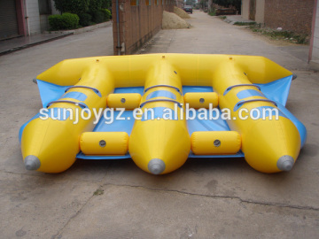 funny inflatable water games flyfish banana boat for sale