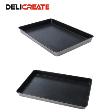 Non-Stick Aluminum Pizza Pan - Stainless Steel Rectangle Baking Tray
