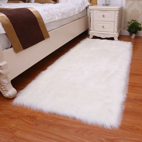 2ft X 3ft 3ft X 5ft 4ft X 6ft Synthetic Sheepskin Rug Faux Fur Throw Blanket, High Quality 2ft X