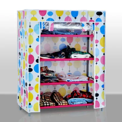 folding fabric plastic wardrobe cabinet