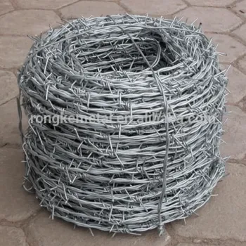 Galvanized Barbed wire((BWG14x14 or BWG16x16 with1.6 mm 2.1mm 2.5mm wire diameter) from ISO Factory(Tel:+86-15131437856)