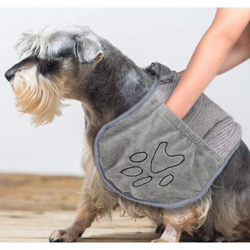 Grande serviette de super chien