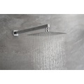 Modern matte black 3 function concealed rainfall ceiling mixer hidden black wall mounted rain shower set with handheld shower