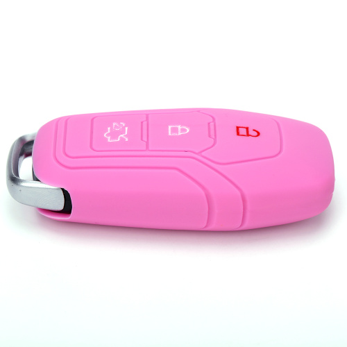 Dmbossed design ford silicone car key holder
