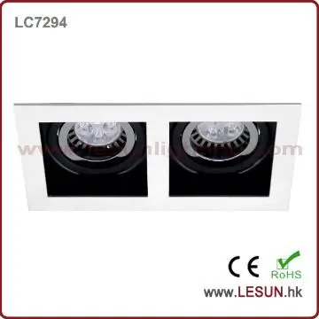 Rotating double heads MR16 led spot light LC7294