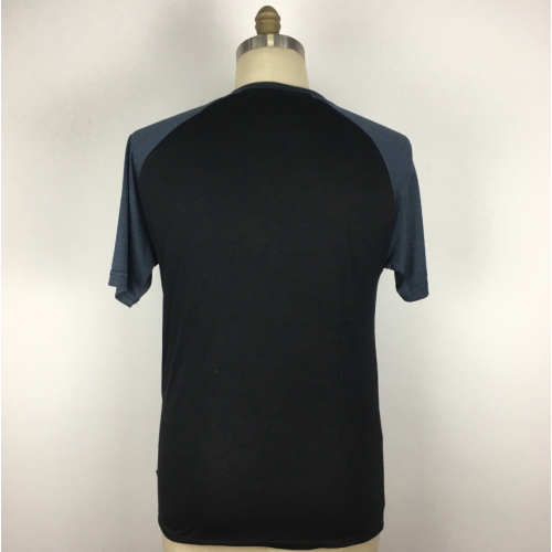 Män vanlig springande gym rund hals t-shirt