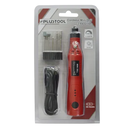 Electric 3.6V Li-ion Mini Grinder Set with Small Diameter Drill Bits - Dremel Rotary Tool