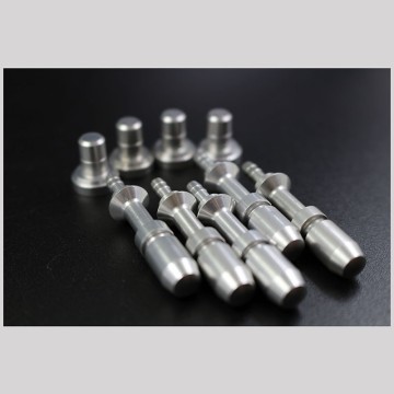 High precision aluminum alloy shaft components