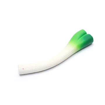 Stress Ball Simulation: Slow Rising Green Onion Foam Vegetable