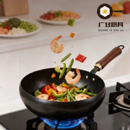 Hammered Small Iron Pot for Cooking