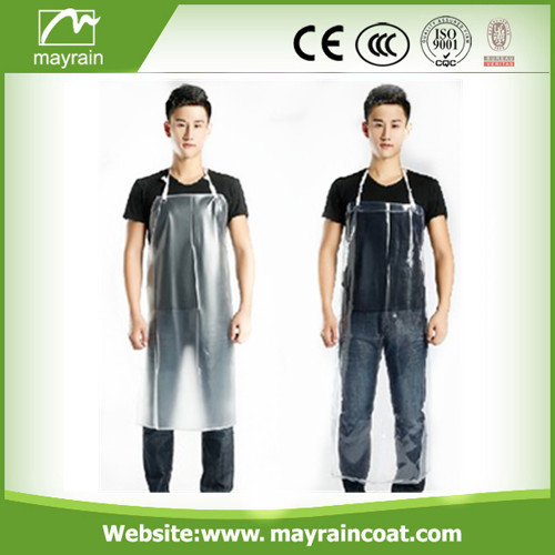 Transparent PVC Adult Apron Smock