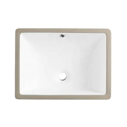 Ceramic Undercounter Bathroom Wash Basin for Lavatory Sink
