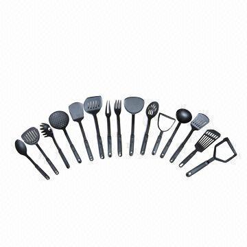 15pcs Nylon Kitchenware Set with 25-33cm Length, 6.3-11.5cm Width