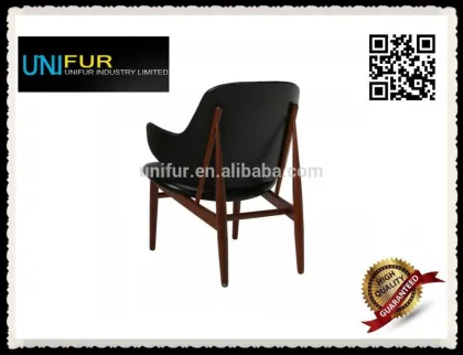 Replica Ib Kofod Larsen classic design back upholstered Larsen easy chairs with tapered legs