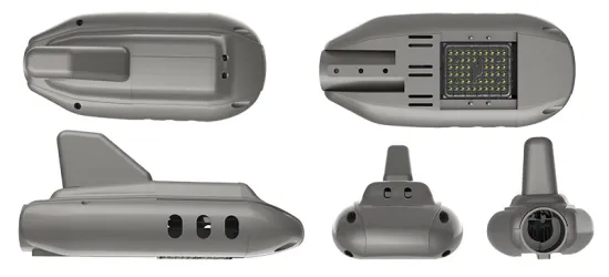 Outdoor Road Split Detached Solar Powered Dusk to Dawn 12 Hours Work LED Solar Street Light